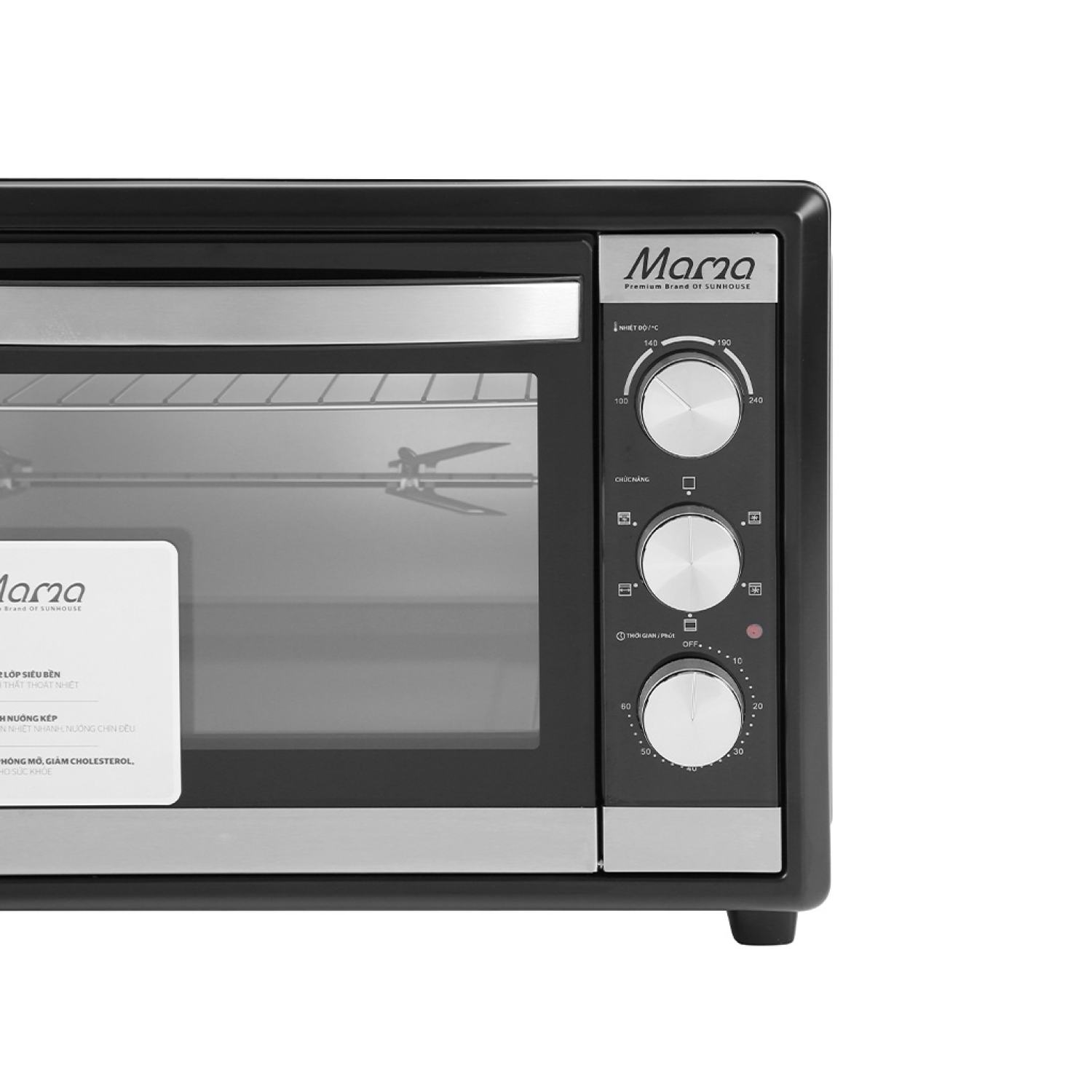Lò nướng SUNHOUSE MAMA SHD4240 40L (Đen)