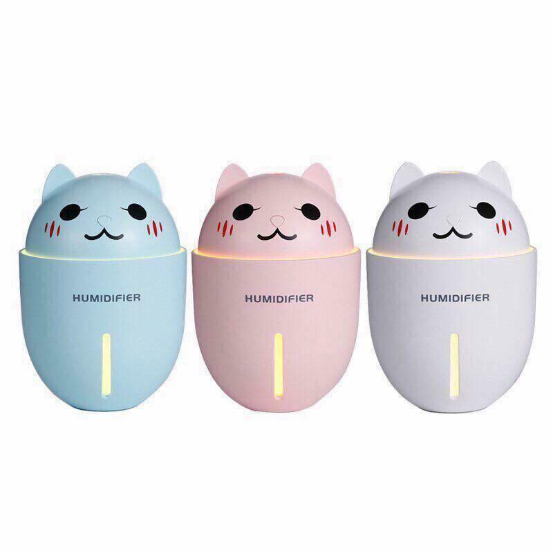 Máy phun sương tạo ẩm mini 3IN1 (Phun sương - Đèn- Quạt)