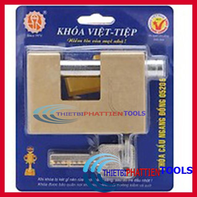 Ổ Khóa Cửa Cầu Ngang VIỆT TIỆP Đồng Thau 05206 Chính Hãng