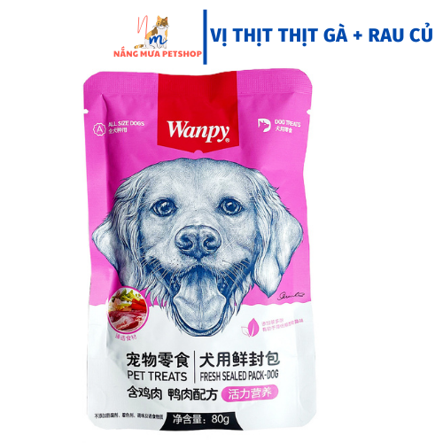 Pate cho chó, pate wanpy cho chó chính hãng