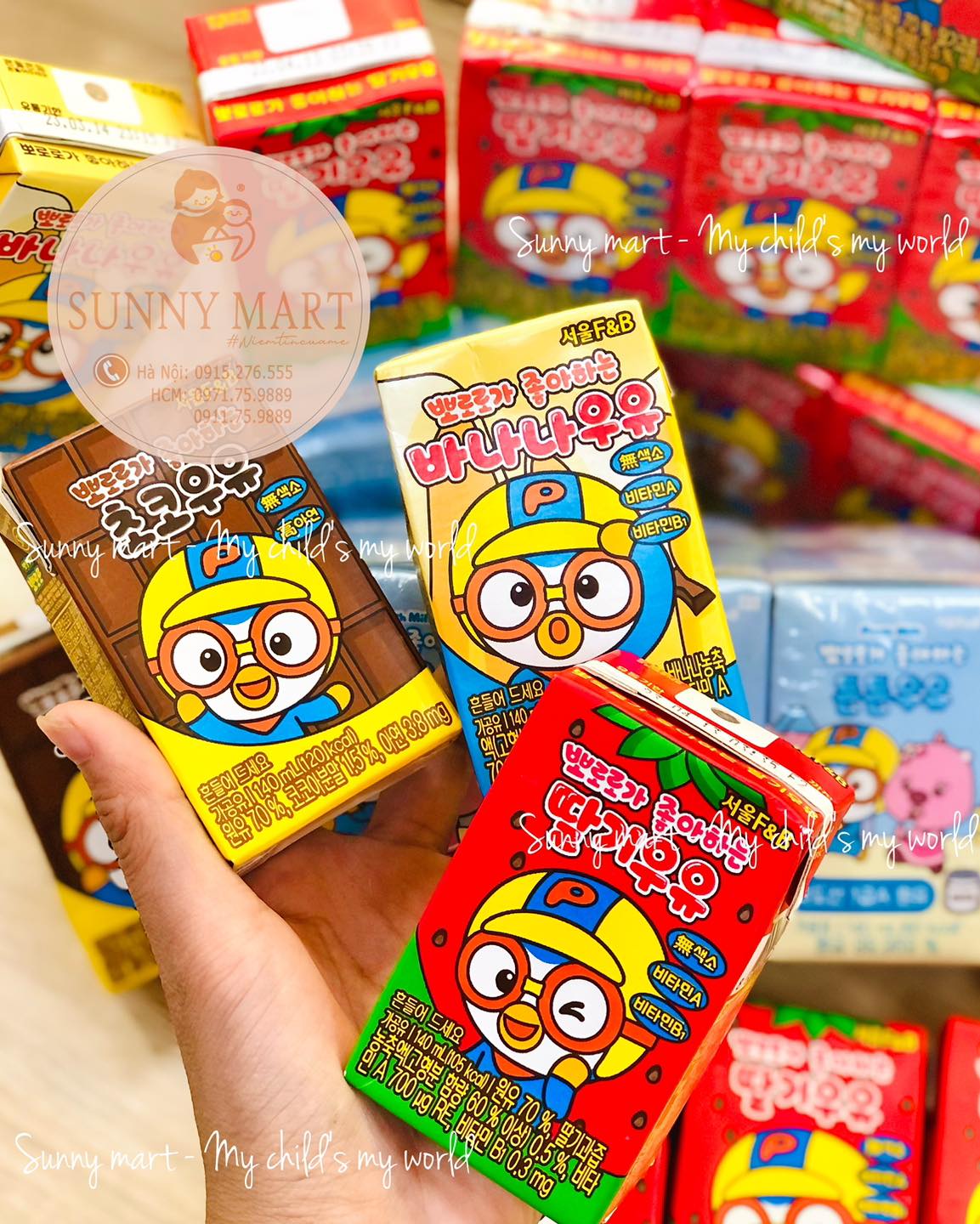 Sữa nước dinh dưỡng Pororo 140ml [ THÙNG 24 HỘP ]