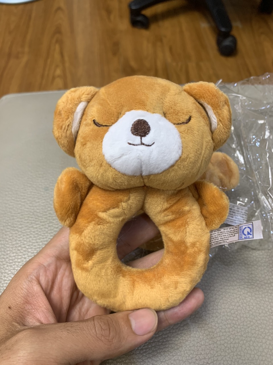 Gấu bông móc khoá hàng không cute