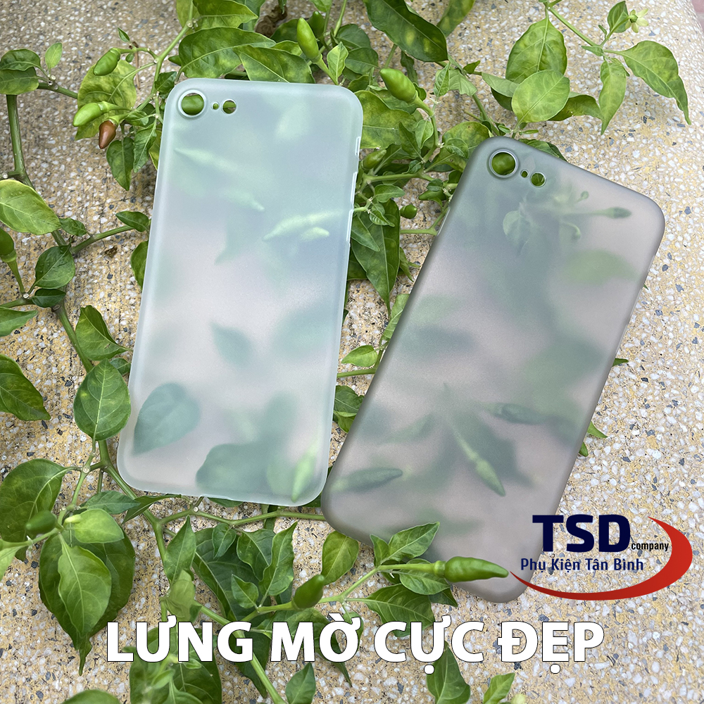 Combo 2 Ốp Lưng Trong Nhám Unibody Siêu Mỏng Cho iPhone 7 / 8 / SE2020 / SE2022