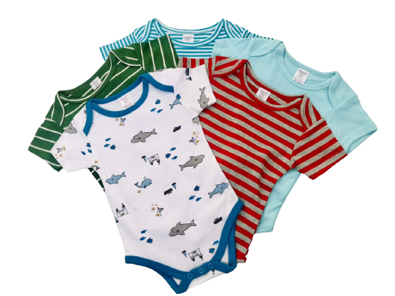 5 PCs set bow short sleeve body set for 2kg-11kg-body triangle summer for baby, bodysuit, sleep suit, sleeveless body chip, body chip, bodychip, body jumpsuit, body jumpsuit, body baby