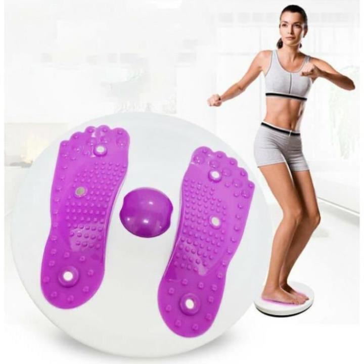 Bàn xoay eo giảm mỡ bụng tại nhà