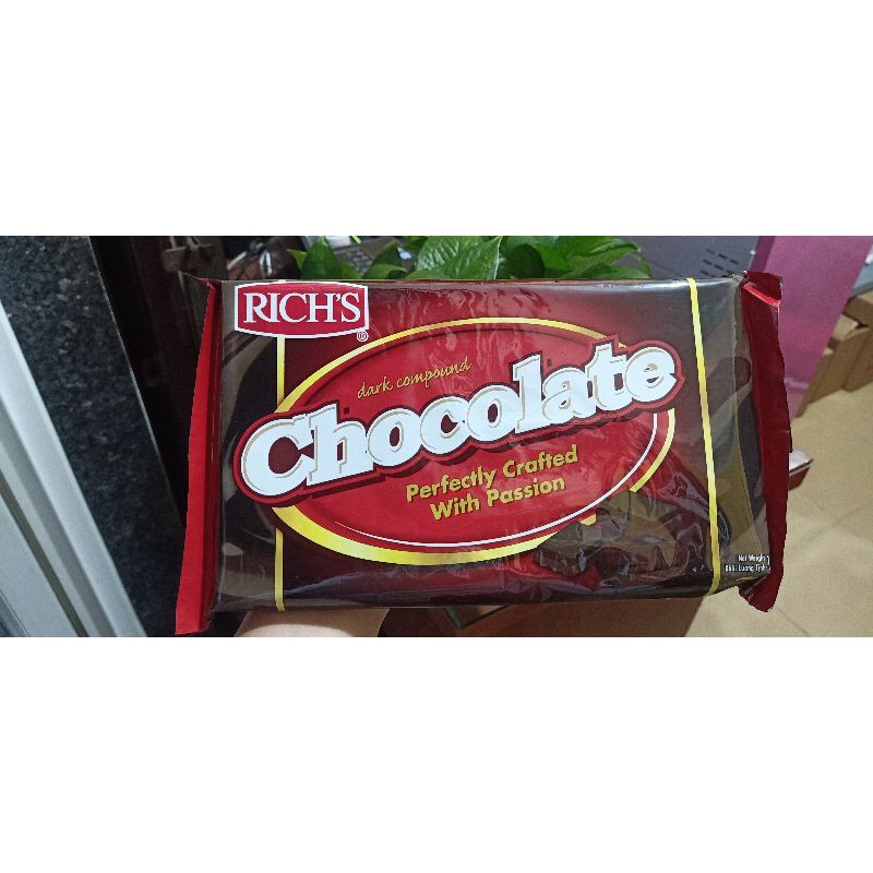 chocolate dark compoundsocola đen  1 kg .