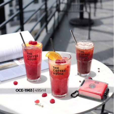 Bộ 6 Cốc thủy tinh Ocean Centra Long Drink 495ml,ly cốc thuỷ tinh uống nước sang chảnh