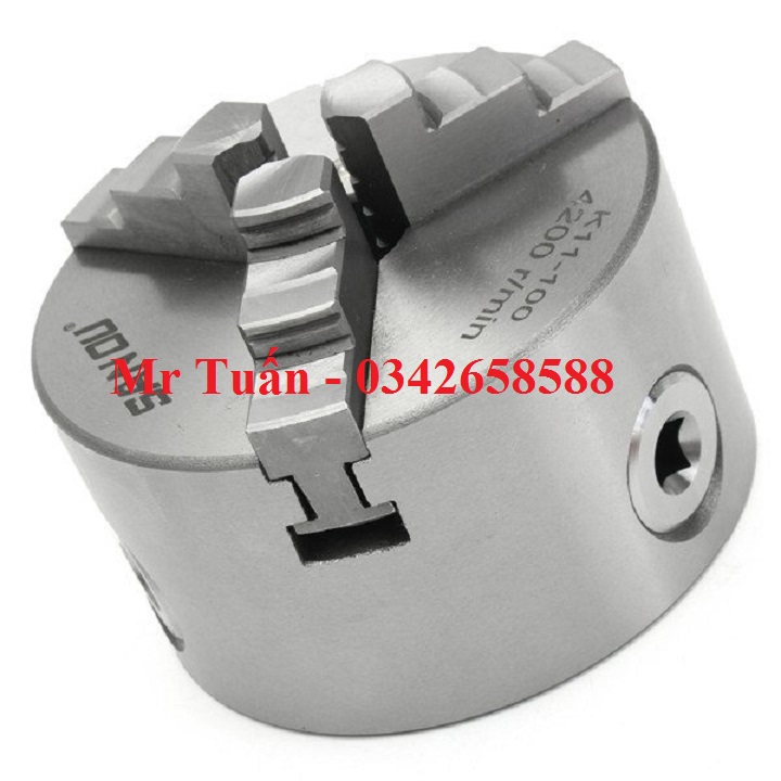 Mâm cặp 3 chấu 100mm model K11-100 Sanou