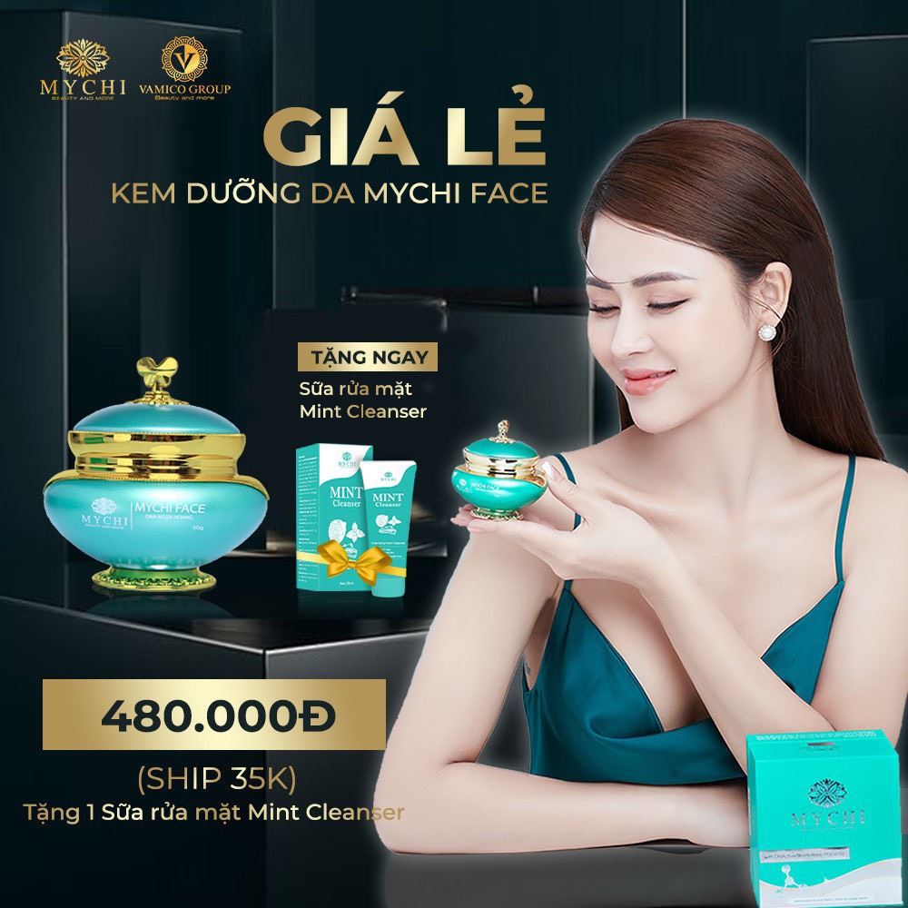 Kem Mychi Face - Kem Dưỡng Da Mặt Mychi (TẶNG SỮA RỬA MẶT MYCHI)