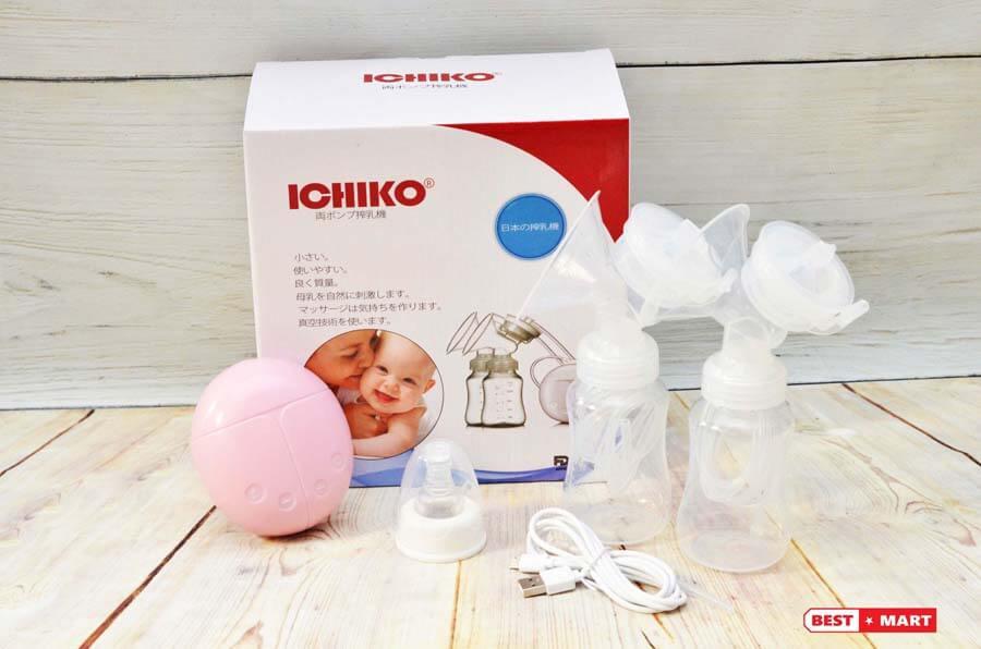Van chân không máy hút sữa điện đôi ICHIKO
