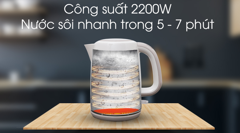 Bình siêu tốc BlueStone 1.7 lít KTB-3335