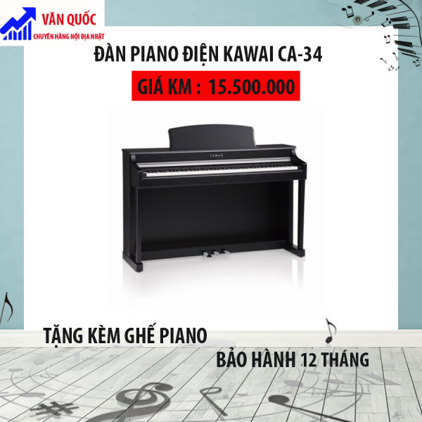 ĐÀN PIANO ĐIỆN KAWAI CA 34