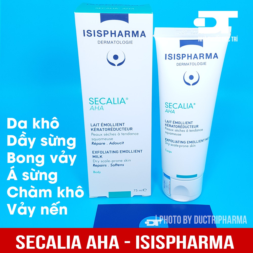 Kem giảm da khô dày sừng isis pharma secalia AHA (75ml)