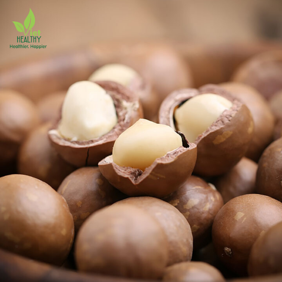 Hạt Macca nứt vỏ nhập khẩu Úc - Bịch 500g