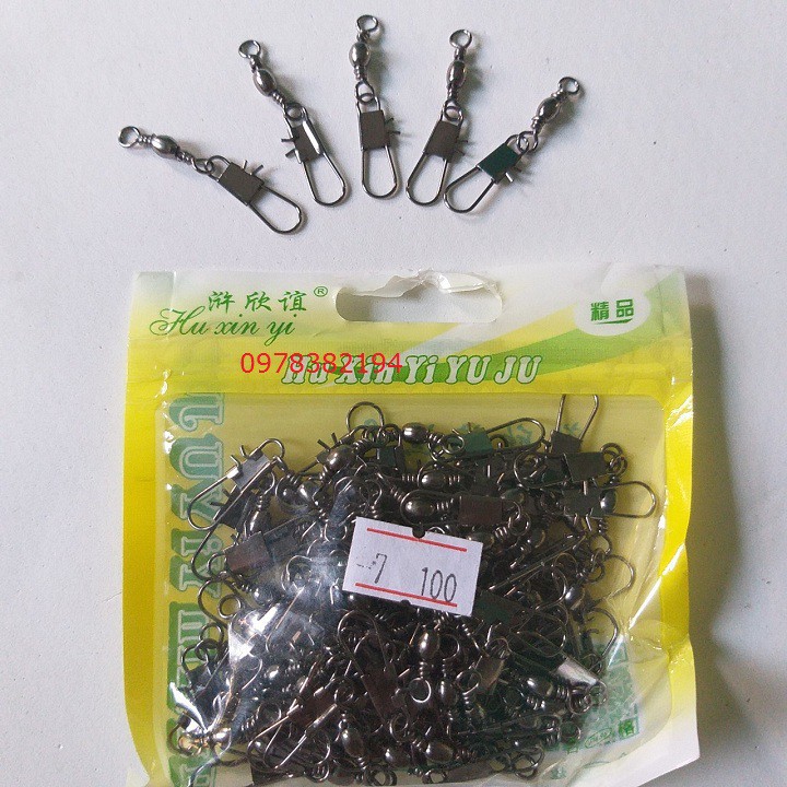 (Siêu Rẻ) Khóa Link Ma Ní Bịch 100 cái chống xoắn  ( xả hàng )