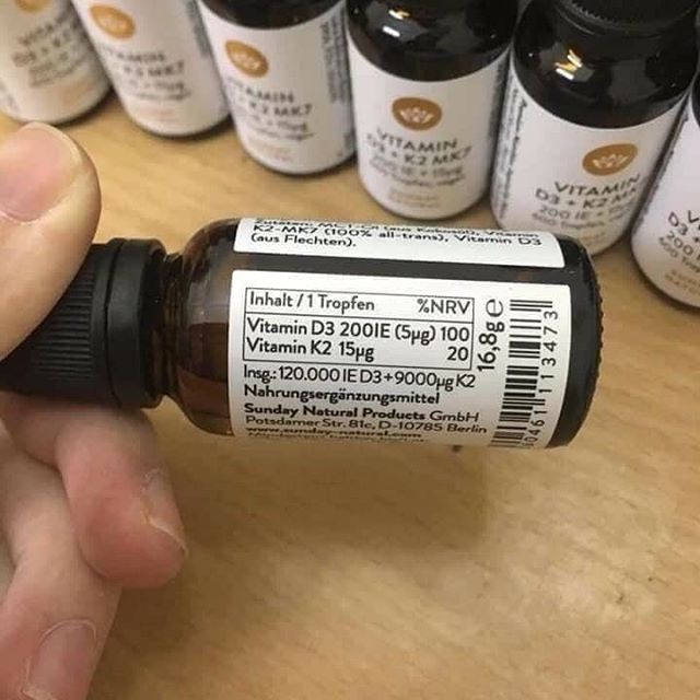 Vitamin D3K2 MK7 Đức