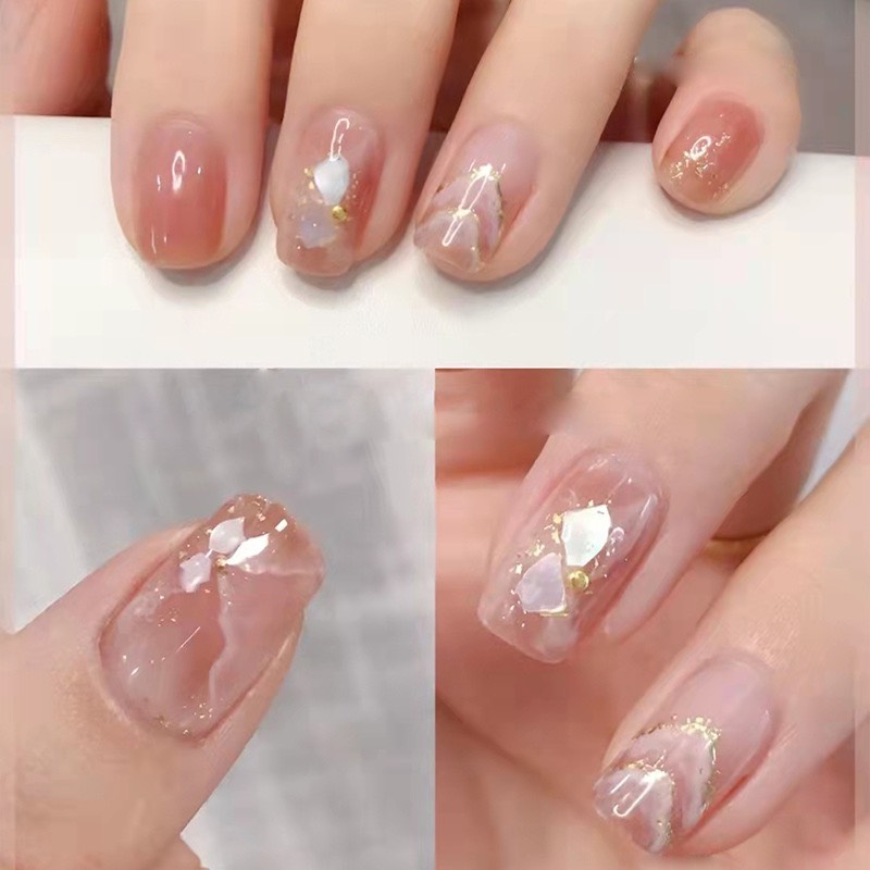 Set Xà Cừ Trắng Ngọc Trai Siêu Mỏng - Nail937
