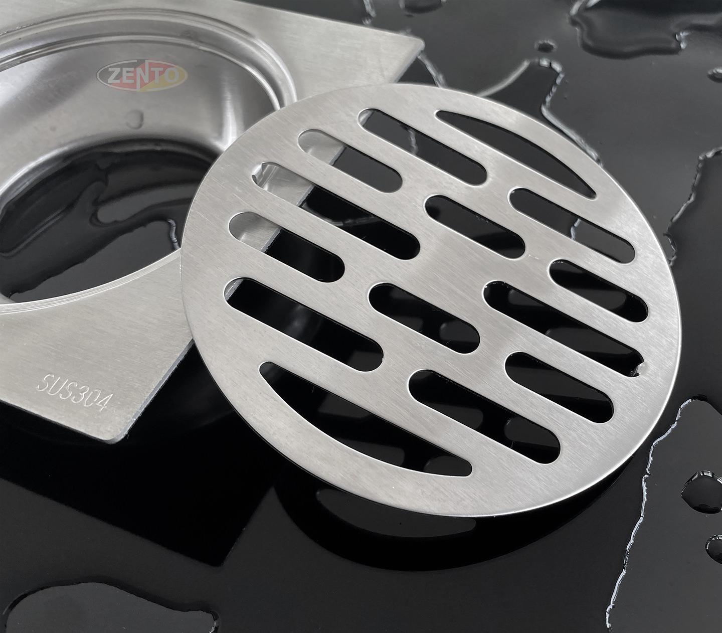 Phễu thoát sàn chống mùi inox TS125-304-2U
