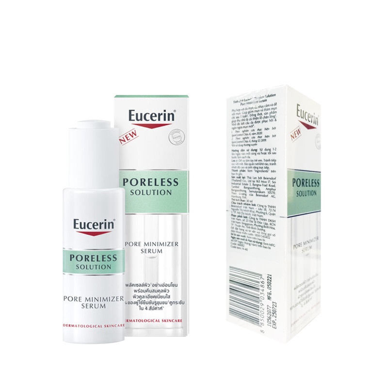 Tinh Chất Cho Da Mụn Eucerin Poreless Solution Giúp Giảm Mụn Và Thu Nhỏ Lỗ Chân Lông 30ml