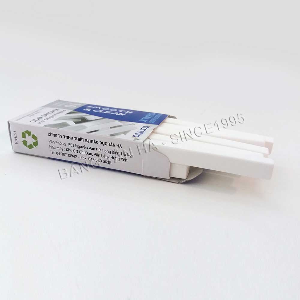Phấn Trắng Vuông Viết Bảng Xanh Tân Hà