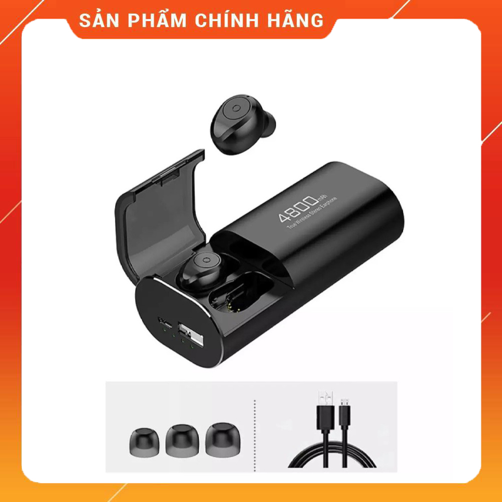 Tai Nghe Bluetooth, Tai Nghe Không Dây, Tai Nghe Tws F9 S 11, Tai Nghe Bluetooth 5.0 Kén Sạc 4800 Mah Kiêm Sạc Dự Phòng, Tai Nghe Chống Nước Ipx7, Âm Thanh HD, tương thích với mọi điện thoại