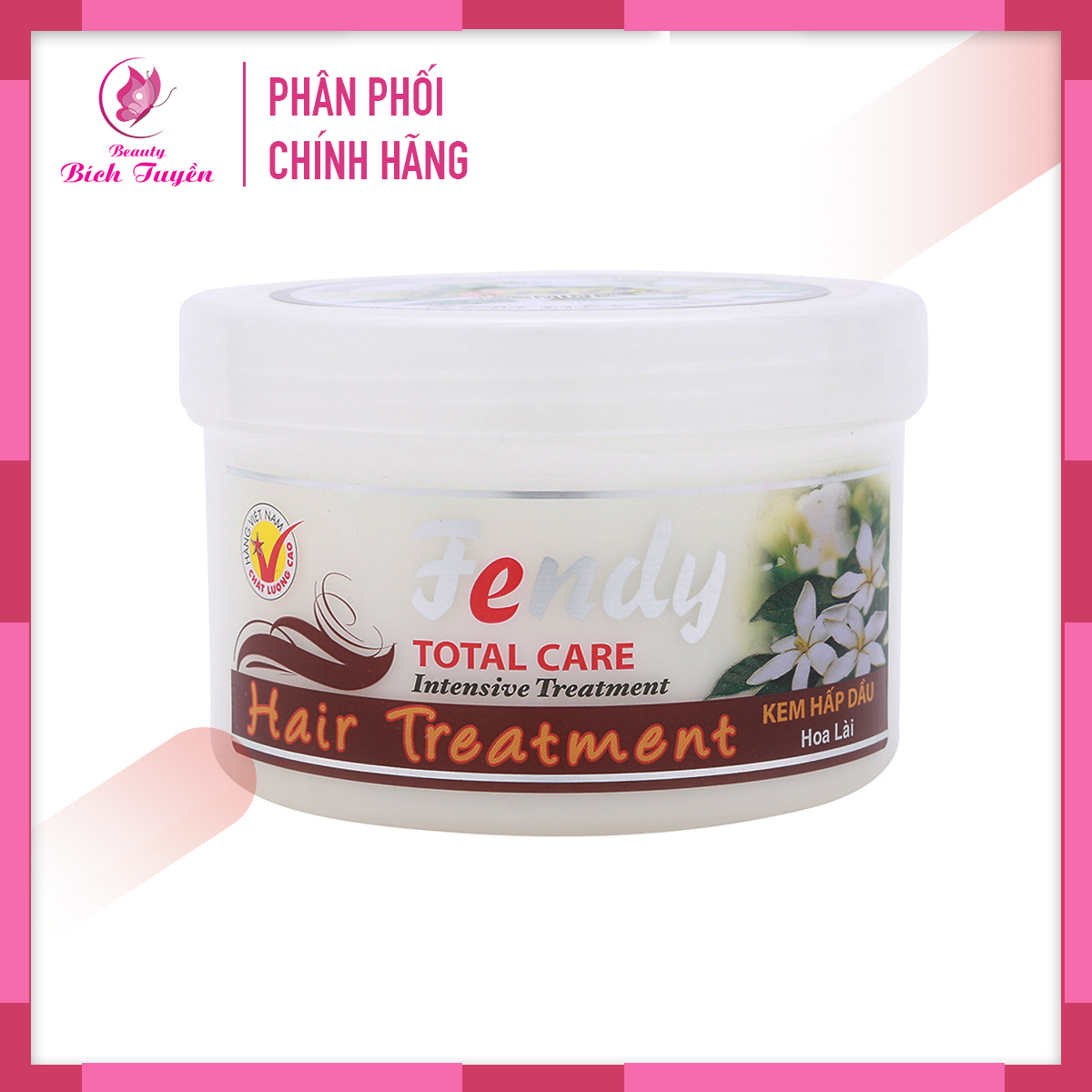 Kem Ủ Tóc Hấp Dầu FENDY Hoa Lài 500g - Dầu Ủ Hấp Tóc