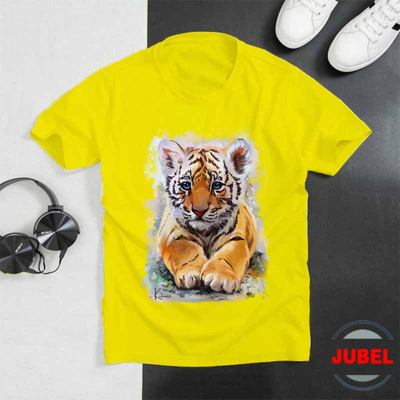 [HCM]Áo thun Unisex - hổ con ngây thơ