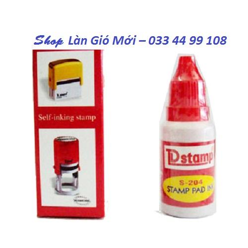 [HCM]MỰC DẤU DStamp S-204 [10ml] - Dùng đóng lên giấy