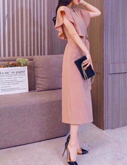 Đầm kem cánh tiên