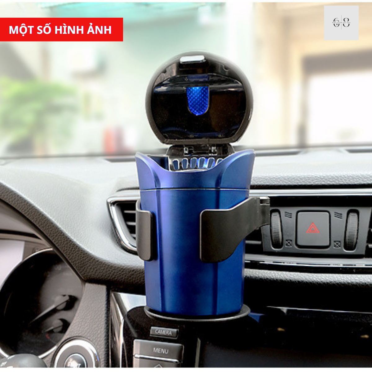 Giá Để Cốc Trên Xe Ô Tô, Gắn Cổng Điều Hòa Không Khí, Gấp Gọn Lại Được Thông Dụng, PKXH68