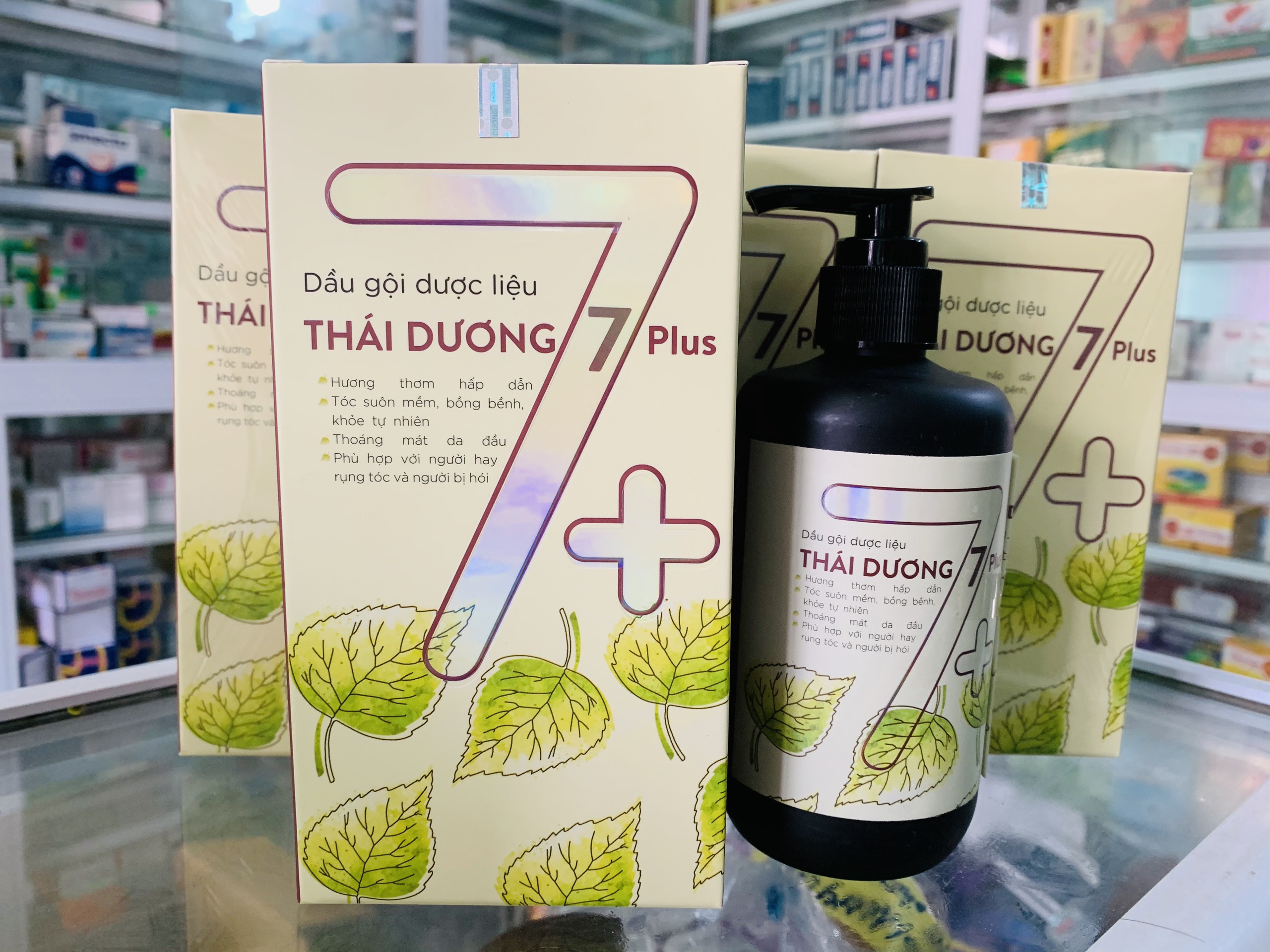 Dầu gội dược liệu Thái Dương 7plus