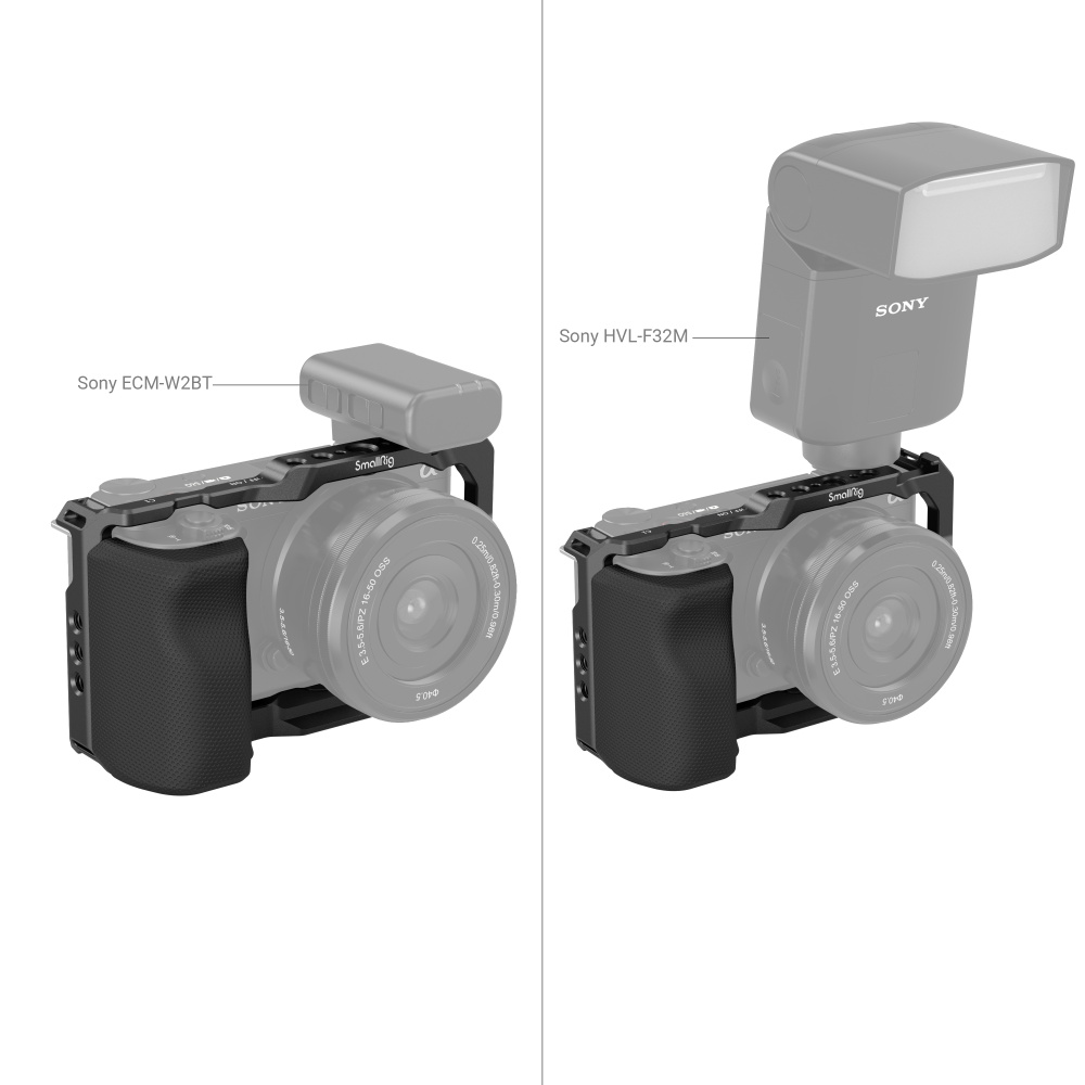 SmallRig Camera Cage with Grip for Sony ZV-E10 3538B