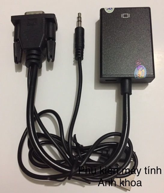 Cáp chuyển vga sang hdmi có âm thanh