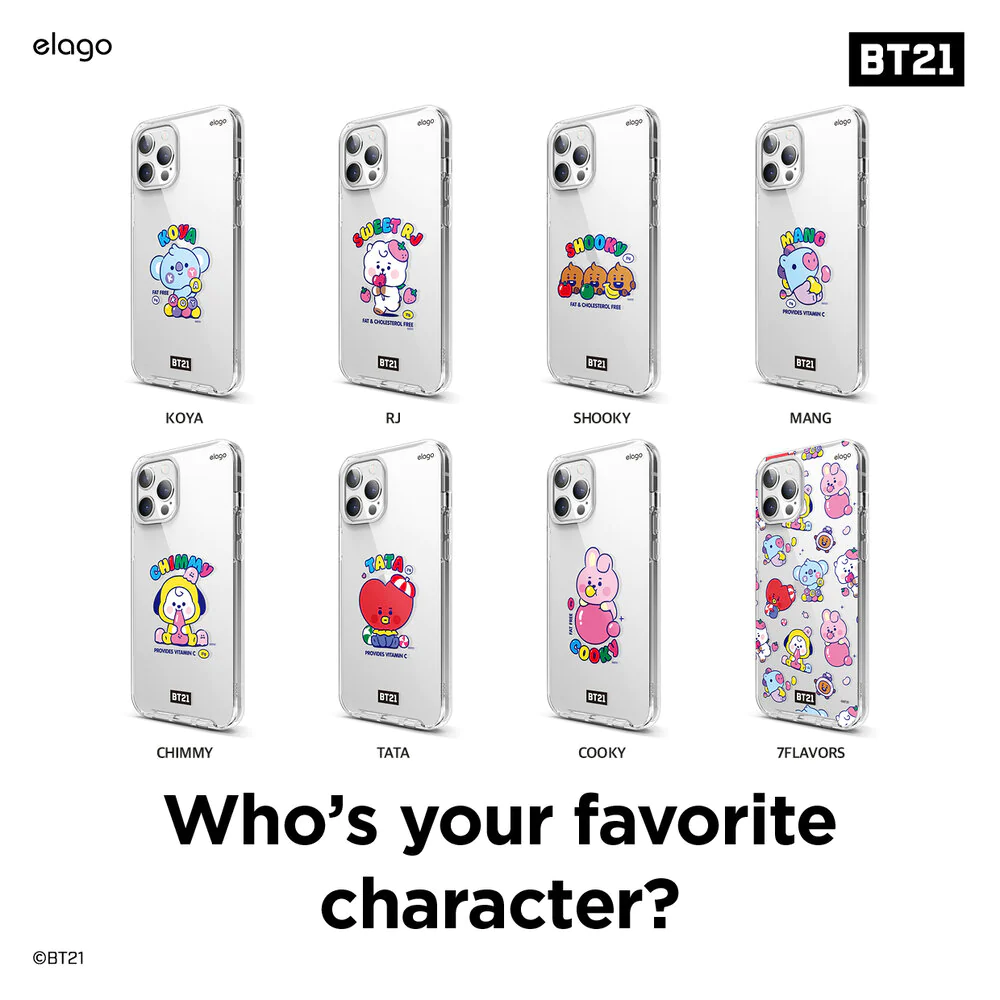 Ốp iPhone 12 6.1 inch Elago LINE FRIENDS Collaboration BT21