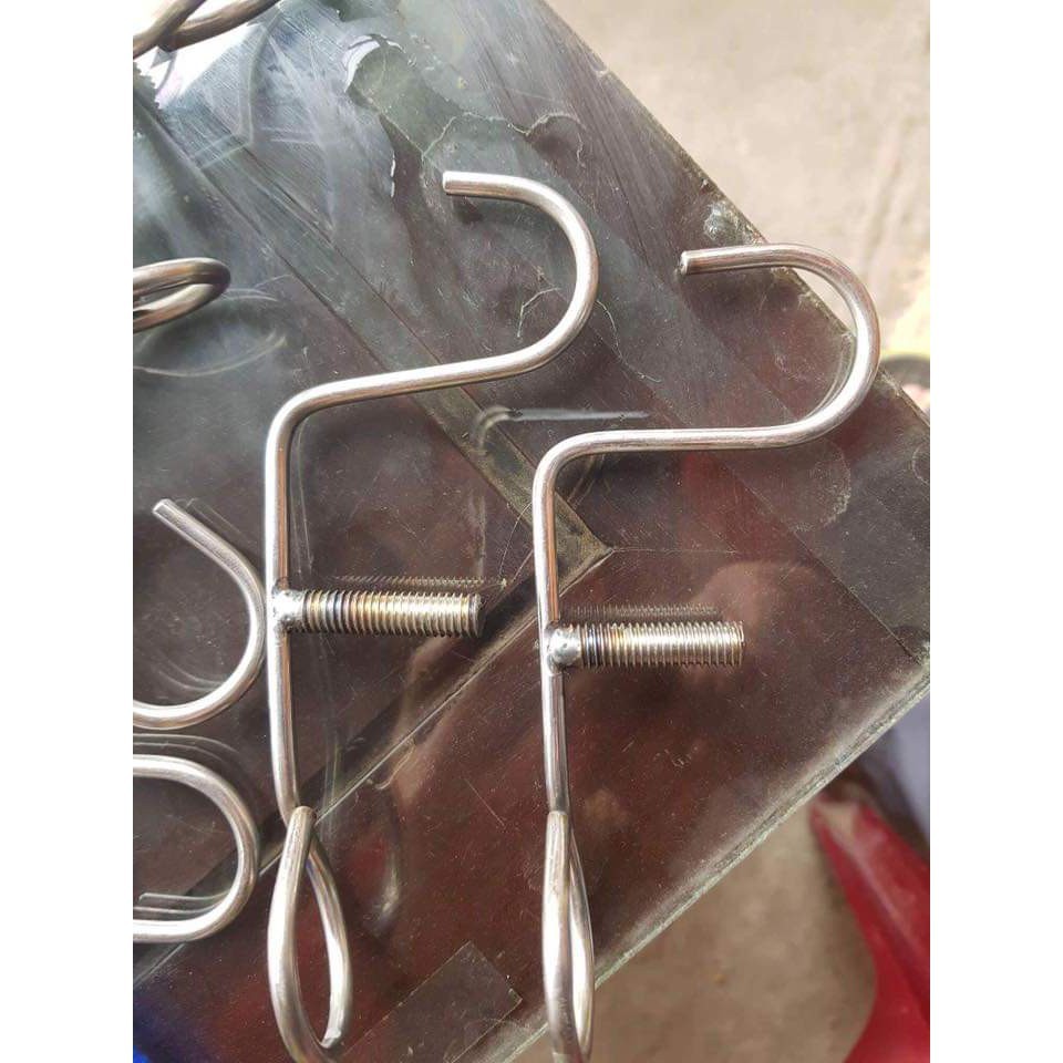 Móc sào inox treo chim cảnh  ( xả hàng )