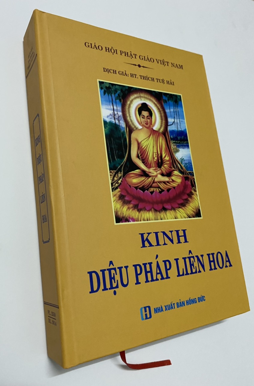Sách - Kinh Diệu Pháp Liên Hoa (Dịch giả : HT.Thích Tuệ Hải ) (Bản đẹp , Bìa Cứng)