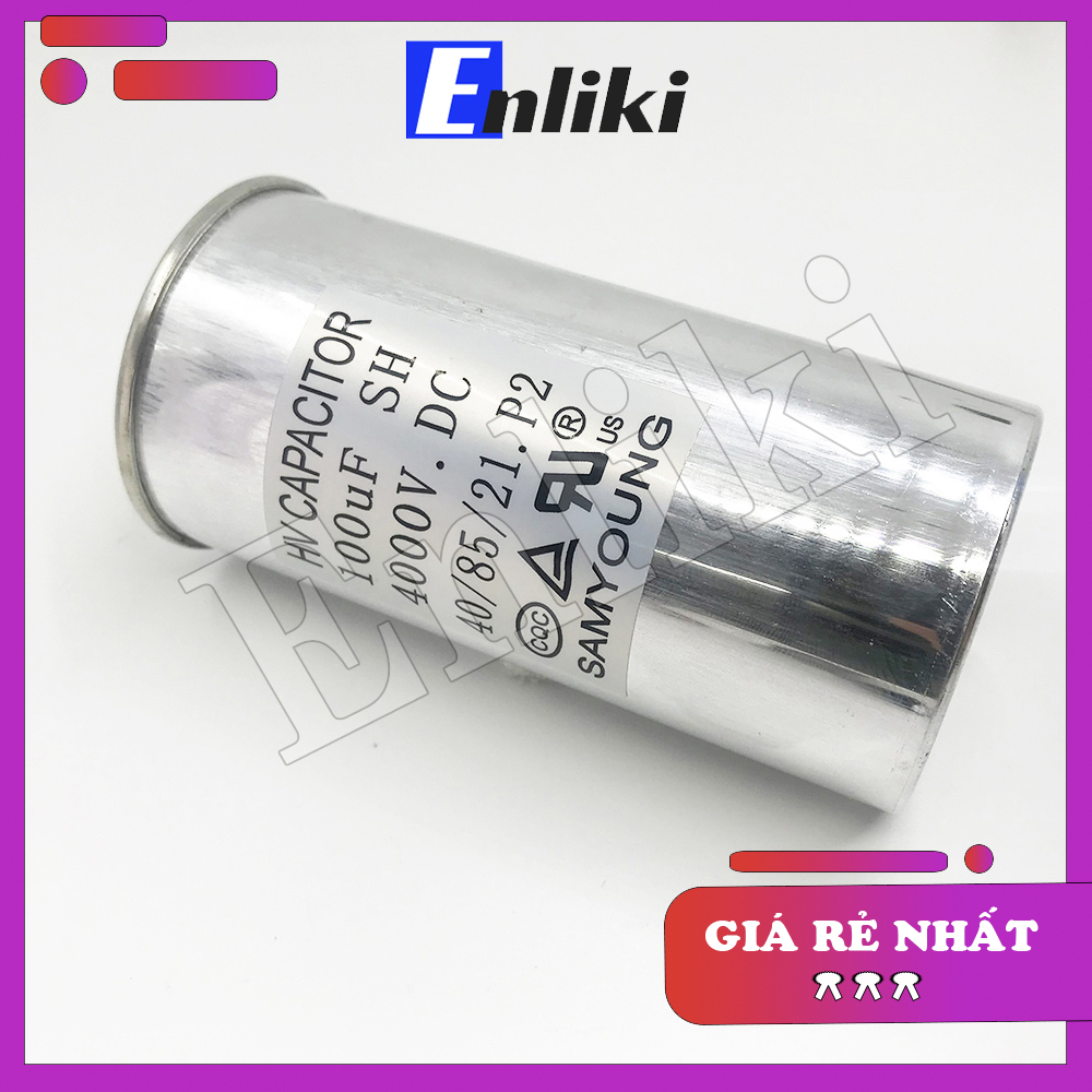Tụ 100uF 4000V SAMYOUNG (50x115mm)