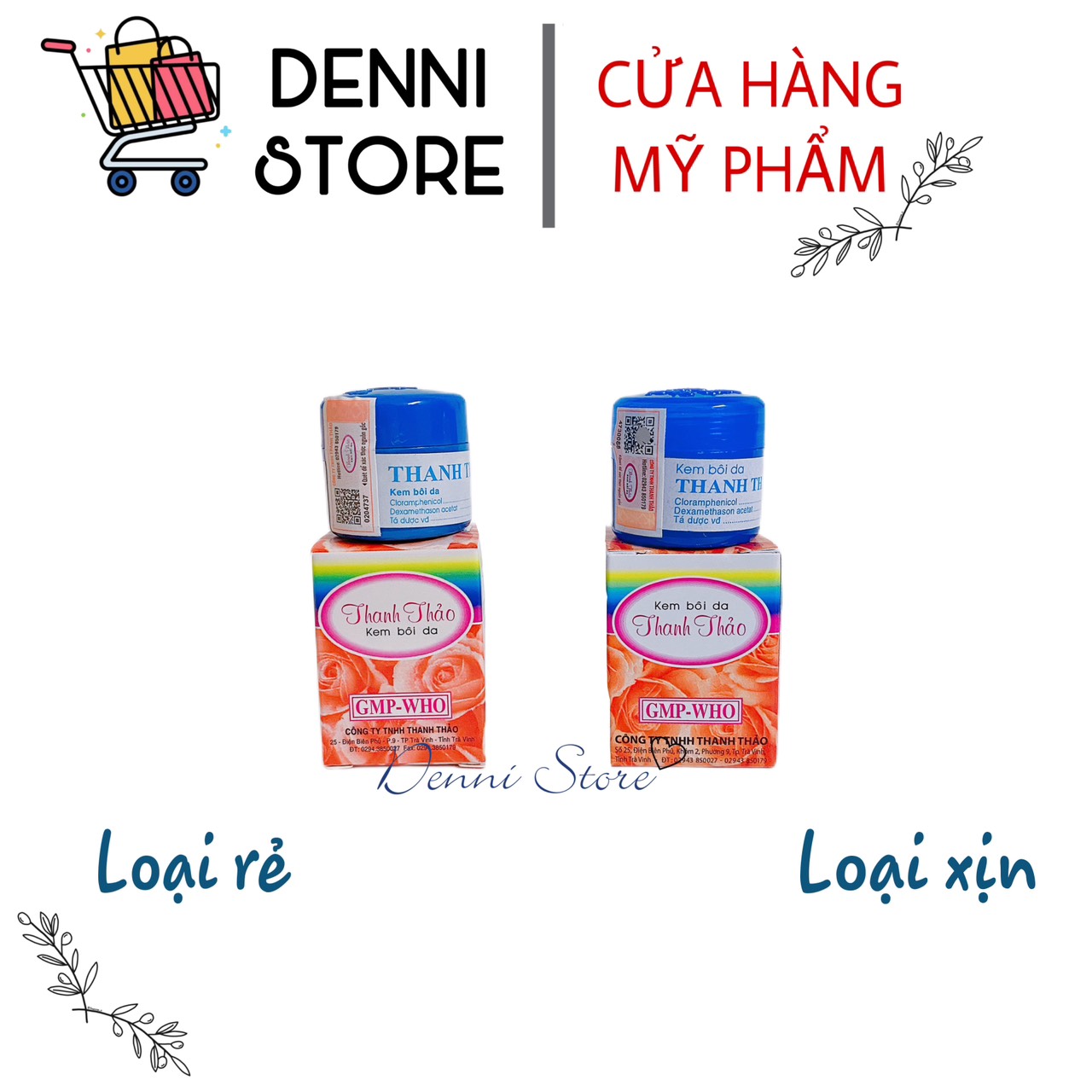 Hộp Kem Tẩy Nám Thanh Thảo Loại Xịn - Kem Thanh Thảo - mỹ phẩm Denni