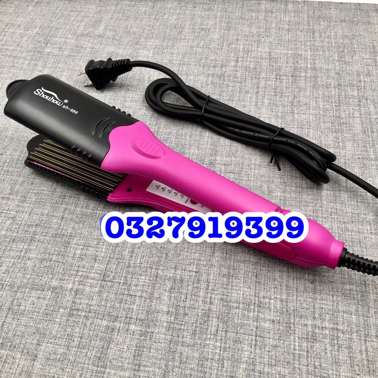 Hair Straightener Replaces High-End Model Hq 989 - Specialized Clip Blade, Temperature 140-220 ° C, Capacity 50-100W, Safe to Use, Purple, Black, Red