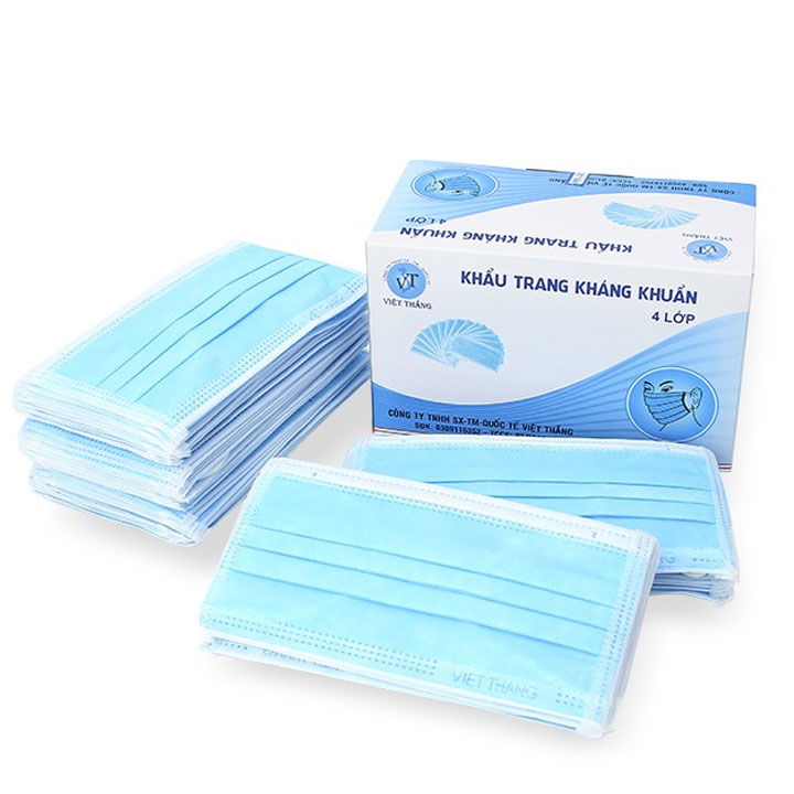 QT 5 Cái Khẩu Trang Y Tế 4 Lớp