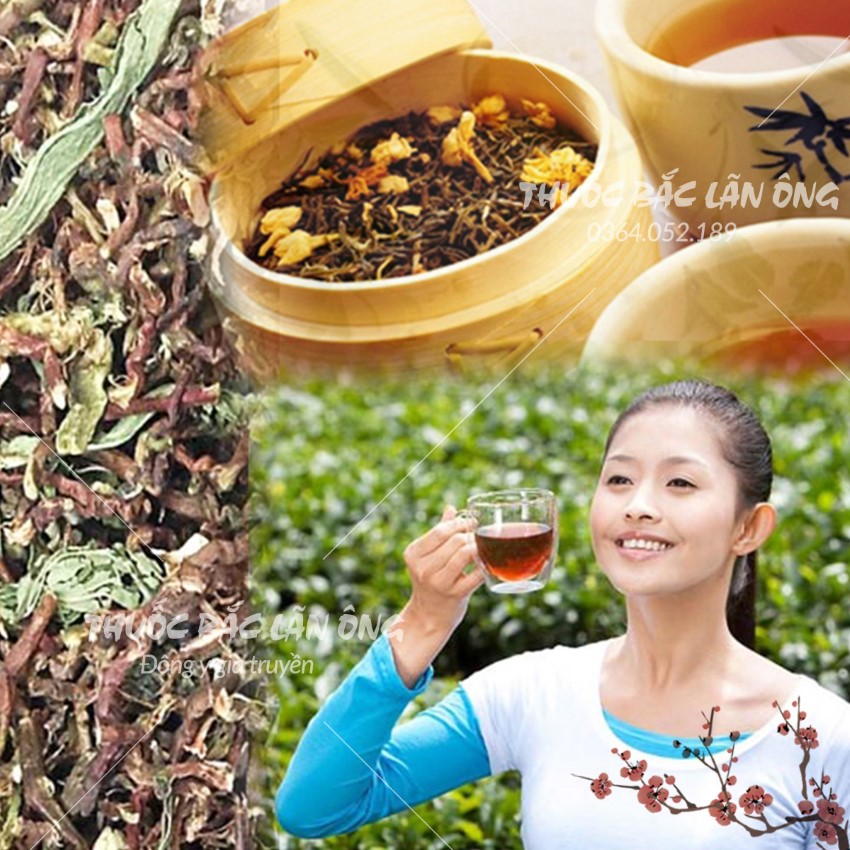 Trà sơn mật hồng sâm SAPA 500g, trà sơn mật nhiều hoa nhài, cỏ ngọt, thơm ngon, vị ngọt tự nhiên