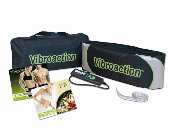 [HCM]Máy massage VibroAction giảm mỡ bụng (Trắng xanh)
