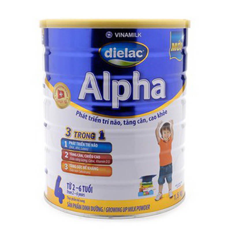 Sữa bột Vinamilk Dielac Alpha 4 900g