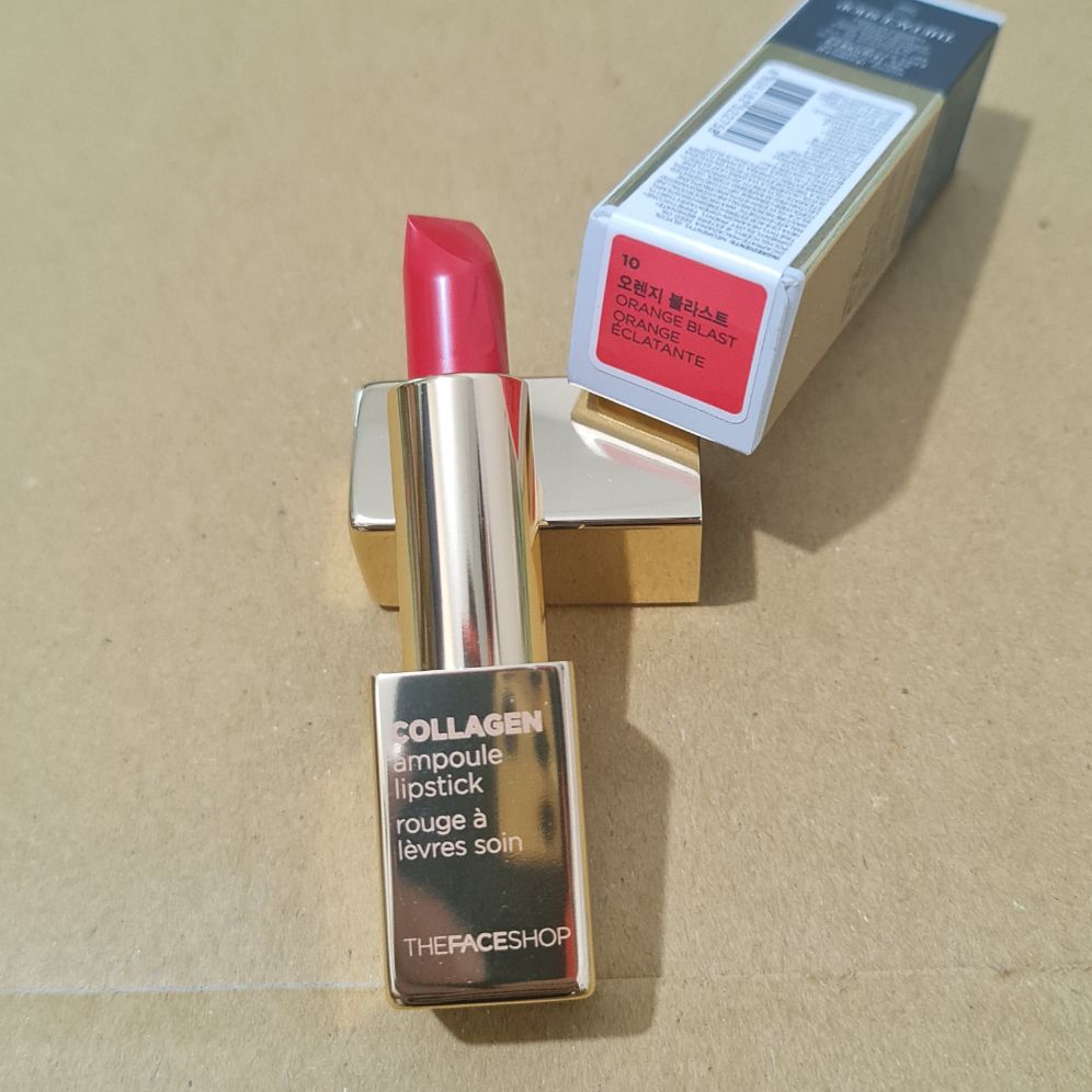 Son Thỏi Collagen  Ampoule Lipstick màu #10 Orange Blast