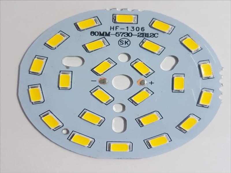 Chíp led đèn âm trần 12W phi 60mm, lắp và thay thế cho đèn âm trần, vnled.vn, 0936395395