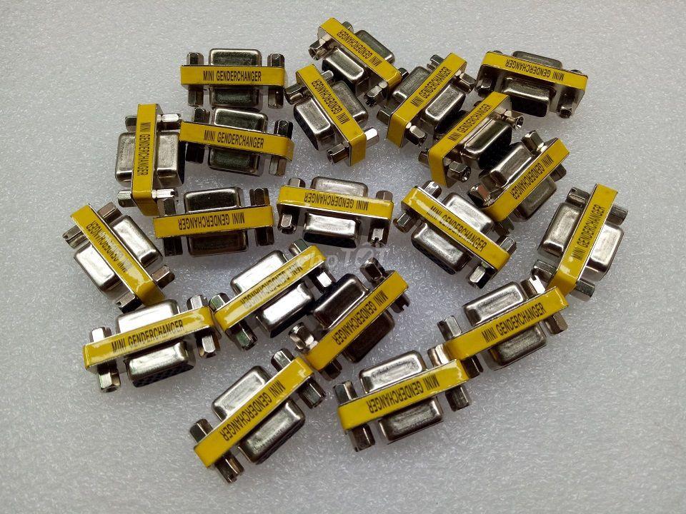 Đầu nối dài cáp VGA 2 đầu âm (Đầu nối VGA xịn) - OTG 24