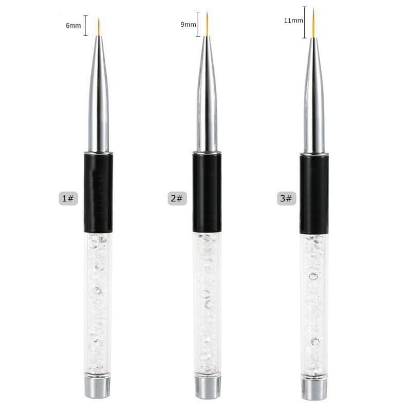 Cọ nét, cọ râu cán đá 5,7,9,11mm