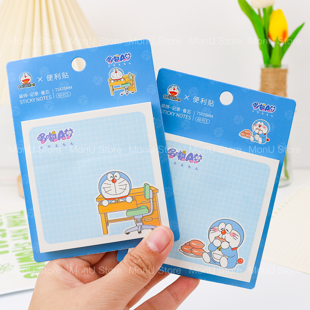 Giấy note DORAEMON DOREMON xấp 60 tờ dễ thương cute MON0377