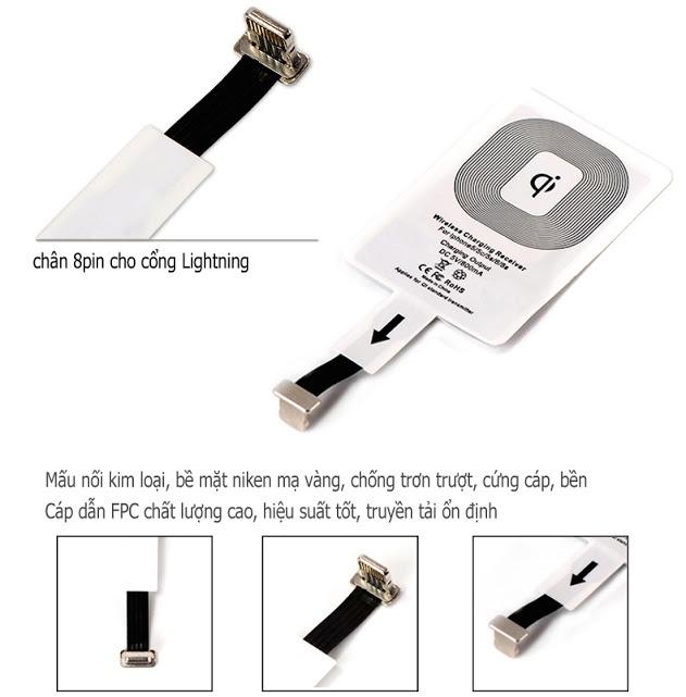Combo sạc không dây Cao cấp cho Iphone 5/6/7 và 6/7plus - ATDTECH