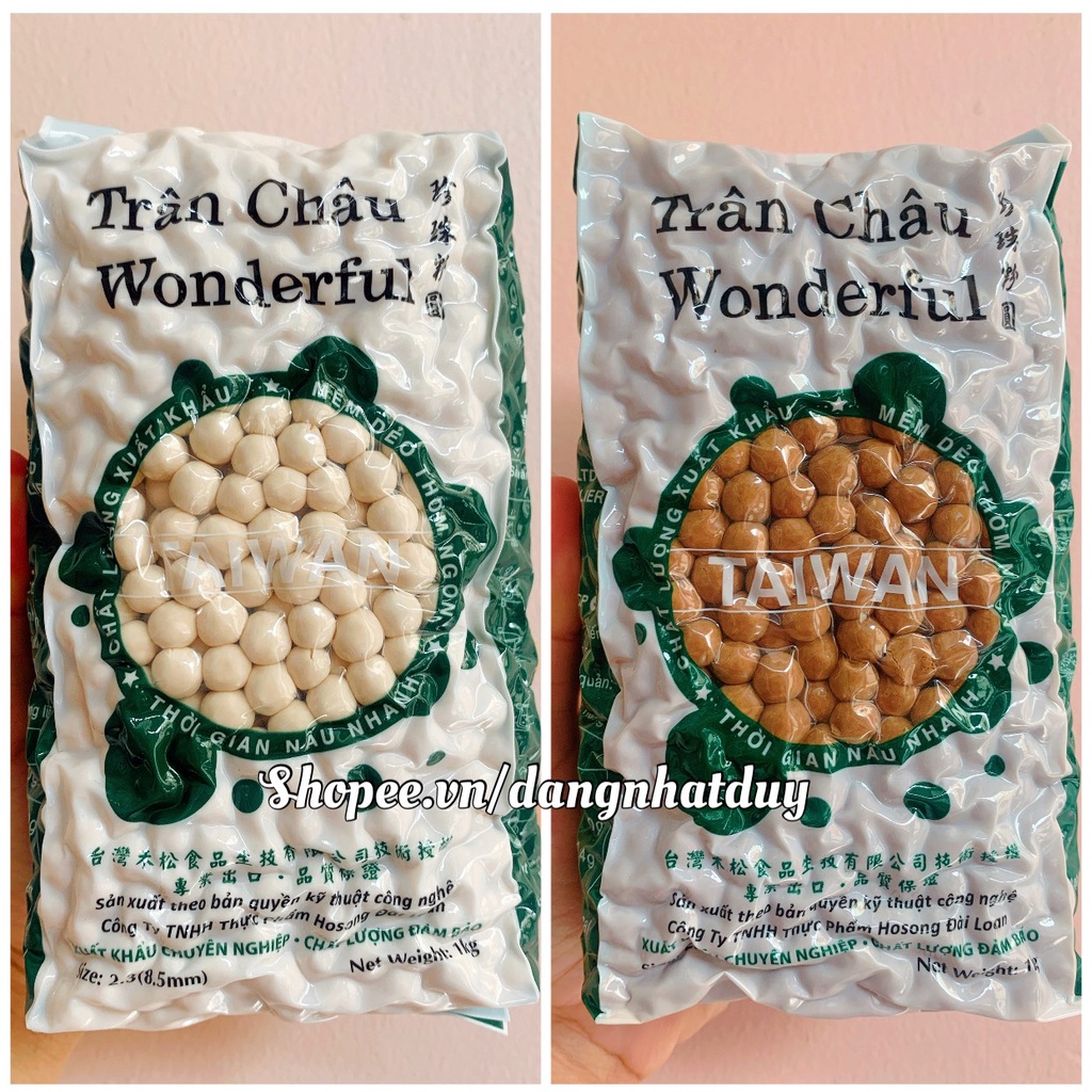 Trân Châu Wonderful (Caramel, Hoàng Kim) Gói 1KG